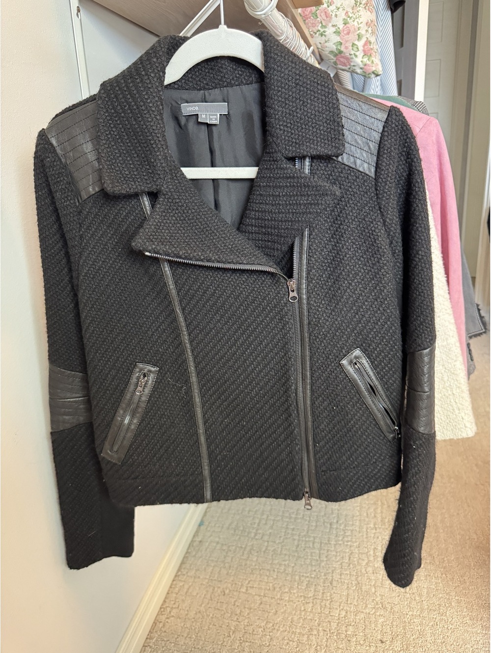 Vince Knit Moto Jacket